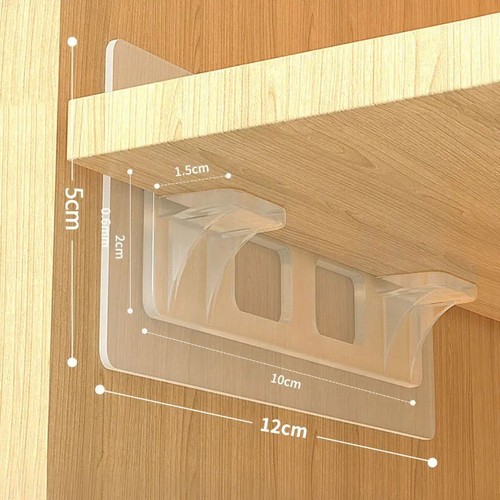 Drill wall shelf brackets - no,