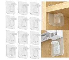 12 Pack Self Adhesive Shelf