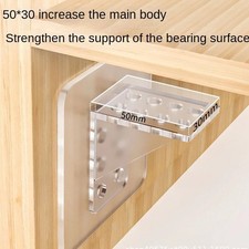 4x Shelf Support Plastic Self