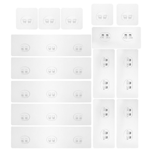 Pcs stick hooks shelf - 15,