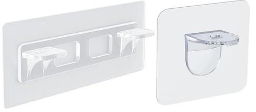 Self adhesive shelf brackets - shelf,