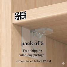 Nail-Free Hook Glass Shelf