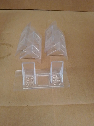 Adhesive clear plastic shelf - clear,