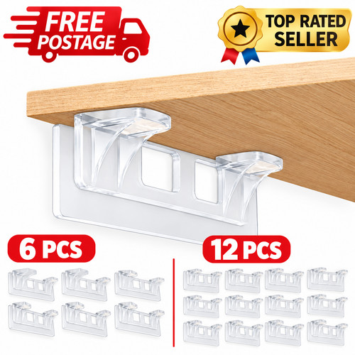 Drill wall shelf brackets - no,